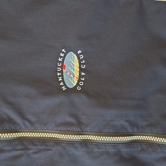 MEN'S FOOTJOY DRYJOYS NAVY GOLF JACKET SIZE SMALL - Picture 5 of 13